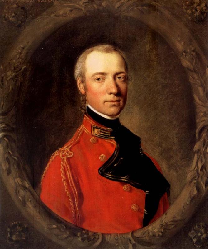 Thomas Gainsborough Portrait of Hon.Charles Hamilton Sweden oil painting art